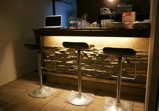 カフェバーの完成写真